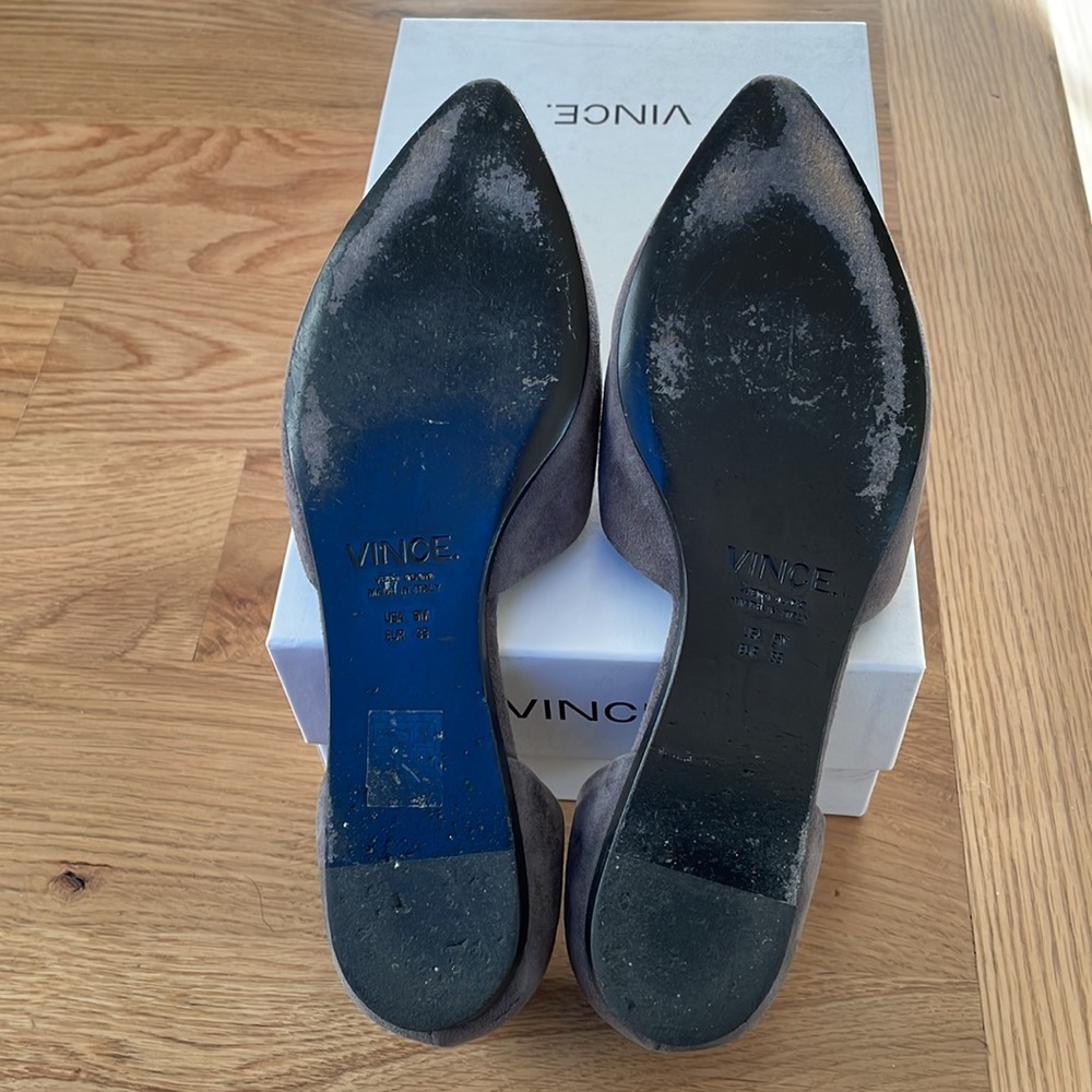 Vince Nina-B Two Piece d’Orsay Skimmer Flat in Ceramic - Picture 7 of 8